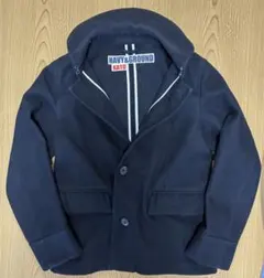 NAVY&GROUND KATO ウールコート 日本製 S