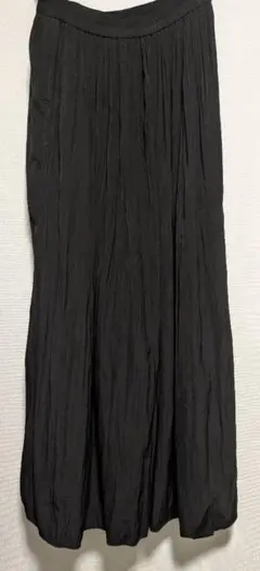 タイムセール‼️ユニクロ ブラック ワイド ロングパンツ