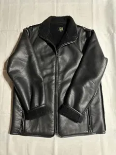 Needles ブラック レザージャケット XL NEEDLES X SCHOTT トラックジャケット - 牛革 (Needles/レザー