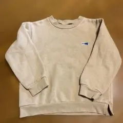 トレーナー 120 ベージュ