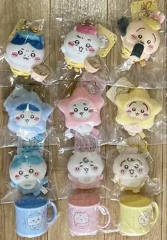 【未開封】ちいかわ ハチワレ うさぎ マスコット コップ 12点セット 未開封】ちいかわ ハチワレ うさぎ マスコット コップ 12点セット