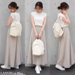 【新品】LANVIN en Bleu ロレッタ リュックサック アイボリーのサムネイル