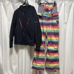 【Three Weather／SISTA.J】レディース スノボウェアセット