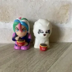 首領(ドン)パッチ ボボボーボ・ボーボボ ビュティ ソフビ 指人形 2体