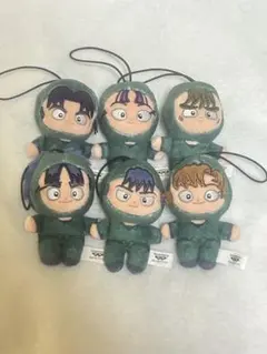 忍たま乱太郎 ほわぬい ぬいぐるみ マスコット コンプリート 6年生 6点