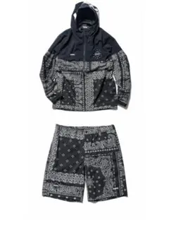 【新品未使用】FCRB バンダナ柄 JACKET&SHORTS セットアップ