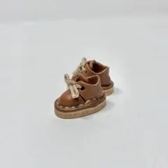 プチブライスsizeレザーシューズ　茶色