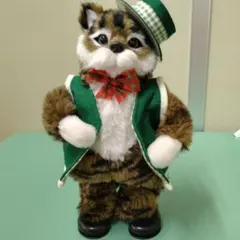 踊る！猫田係長 ダンシングキャット(緑のベストと帽子付き)