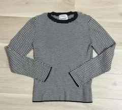 OPAQUE CLIP ストライプ柄長袖 38/M