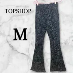 TOPSHOP 花柄 フレアパンツ UK 8【M】