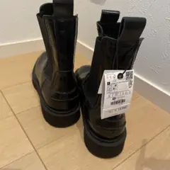 ZARA ブラック アンクルブーツ 36