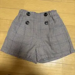branshes チェック柄 ハーフパンツ 120