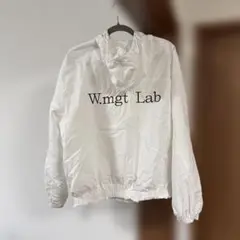 W.mgt Lab ホワイト ジップアップ ブルゾン フード付きのサムネイル