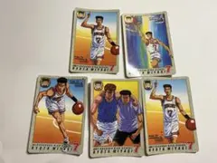 スラムダンク　カード　アマダ　海南　宮城リョータ　ツクバ　三浦大　その他　5枚 SLAM DUNKスラムダンク カードダス 津久部、三浦台、武園、6枚 - メルカリ