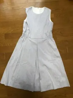 タイムセール⭐️TOMORROW LANDストライプ ひざ丈ワンピース