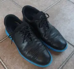 【美品】コールハーン　ゼログラウンド　スニーカー　ブラック　サイズ27相当