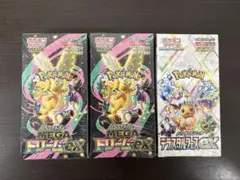 ポケモンカード メガドリームex2箱　テラスタルフェスex1箱シュリンク付き