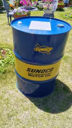 【引取り限定】 SUNOCO ドラム缶 スノコ アメリカン ガレージ オブジェ スノコ SUNOCO 200L 空ドラム ドラム ドラム缶 空ドラム缶 引取可
