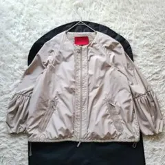 ✨️希少モデル✨️ MONCLER HILDA パフスリーブ ブルゾン ロゴ Lのサムネイル