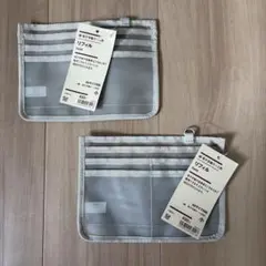 【新品】無印　綿・母子手帳ケース用リフィル・小 2セットのサムネイル