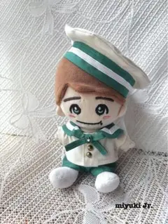 ちびぬい服　☆グリーンのマリンセット☆