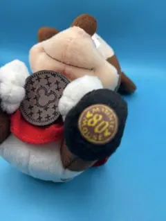 ディズニー ミッキーマウス ぬいぐるみバッジ 35周年 復刻版 レトロ