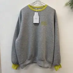 新品 しまむら　mysa closet 田中里奈　配色トレーナー　 スウェット