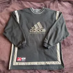 90s adidas 黒スウェット