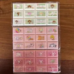 【匿名配送】サンリオ サンエックス　ちょこぶろっくしーる 3種セットのサムネイル