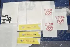 치이카와 돼지 종이 앞치마 젓가락 가방 냅킨