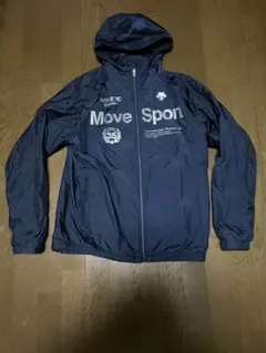 Move Sport フード付きウィンドブレーカーネイビーLサイズ