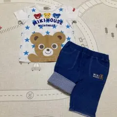 MIKIHOUSE ミキハウス　プッチーくんTシャツ トップス　パンツ　80