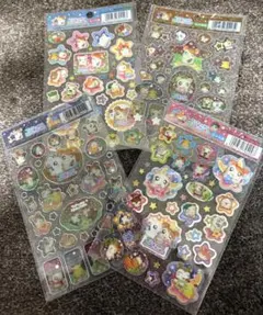 とっとこハム太郎 シール 4枚セット 平成レトロ まとめ売り