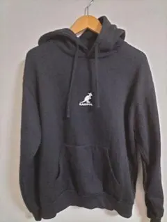 KANGOL ブラック フード付きパーカー