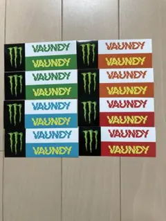 【限定】VAUNDY☆モンスター ステッカー 全4種　2セット セブンイレブン