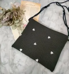 ハート刺繍 ショルダーバッグ 再販×6