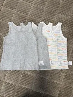 UNIQLO コットンメッシュタンクトップ 100cm