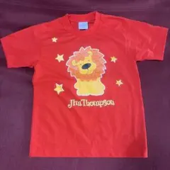 Jim Thompson ライオン柄 Tシャツ レッド Sサイズのサムネイル