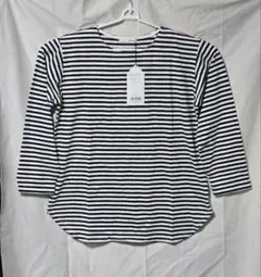 新品タグ付✨SHOOLARUE シューラル ボーダー 長袖カットソー ロンＴ Ｌ