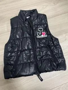SISTER JENNI＊ダウンベスト＊ブラック＊ワッペン＊120
