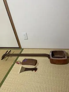 三味線 本体 細棹 3分割棹 皮破れ 弦なし 和楽器 現状品 - メルカリ