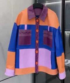 新品限定希少レディース高級 本革↑超ソフトなラムレザージャケットラムレザーコート