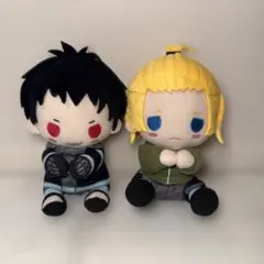 炎炎ノ消防隊 ぴたぬい ぬいぐるみ 森羅日下部 アーサー・ボイル セット売り