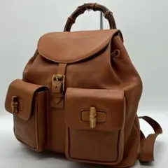 GUCCI グッチ バンブー リュック archive y2k ライトブラウン