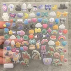 【正規品】コットンパフィーシール（穴埋め用）➕ズートピアお裾分け