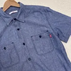 EDWIN デニムシャツ 半袖 ブルーのサムネイル