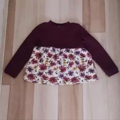 オルソンブルー❤長袖 チュニック トレーナー 裏起毛 110サイズ