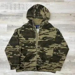 古着 00年代 Levi’sリーバイス フルジップパーカー 迷彩 XLサイズ