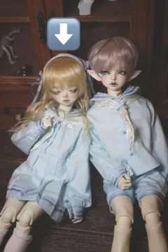 クラシカル セーラーセット mdd myoudollサイズ - メルカリ