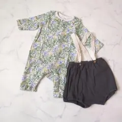 テータテート ベビー服 まとめ売り ロンパース サロペット 60-70　コットン
